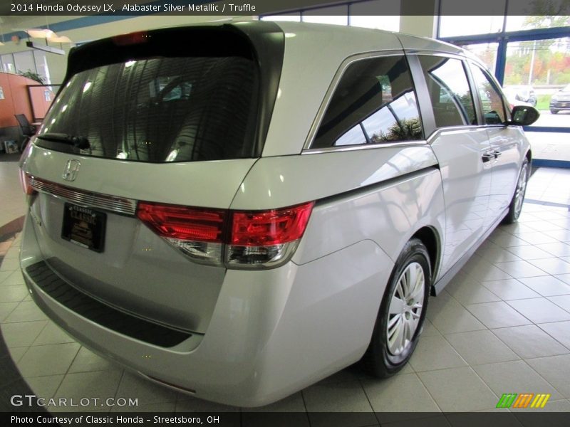 Alabaster Silver Metallic / Truffle 2014 Honda Odyssey LX