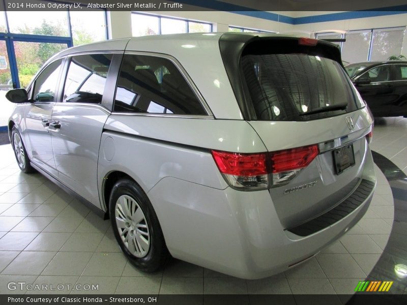Alabaster Silver Metallic / Truffle 2014 Honda Odyssey LX