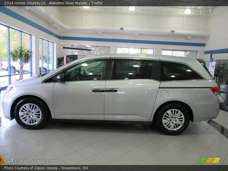Alabaster Silver Metallic / Truffle 2014 Honda Odyssey LX