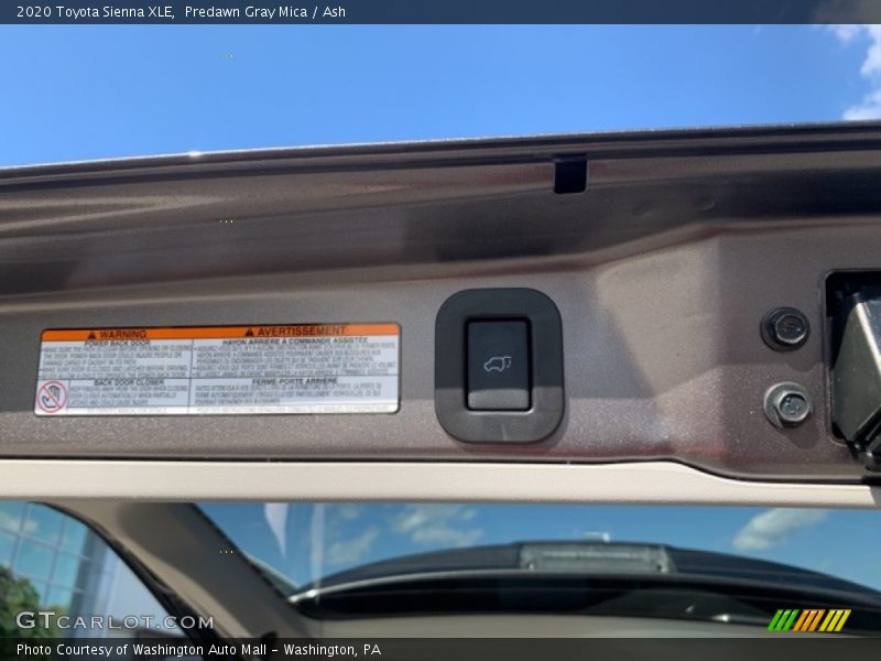 Predawn Gray Mica / Ash 2020 Toyota Sienna XLE