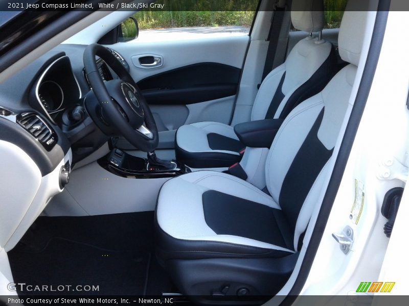 White / Black/Ski Gray 2021 Jeep Compass Limited