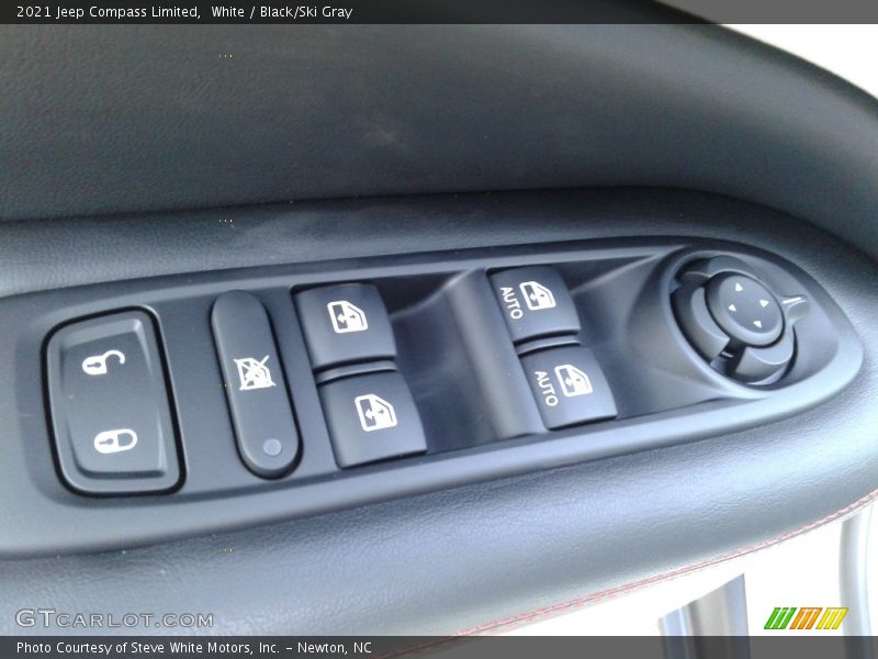 White / Black/Ski Gray 2021 Jeep Compass Limited