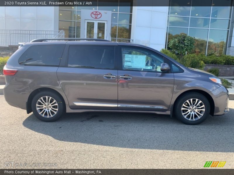 Predawn Gray Mica / Ash 2020 Toyota Sienna XLE