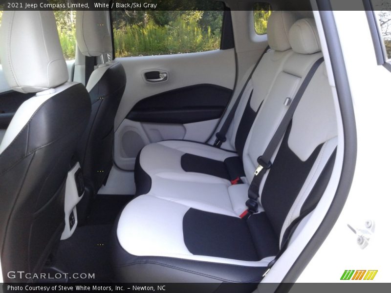 White / Black/Ski Gray 2021 Jeep Compass Limited