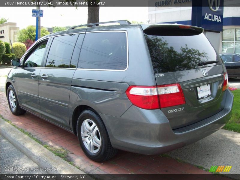 Nimbus Gray Metallic / Gray 2007 Honda Odyssey EX-L
