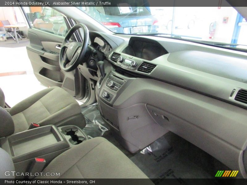 Alabaster Silver Metallic / Truffle 2014 Honda Odyssey LX