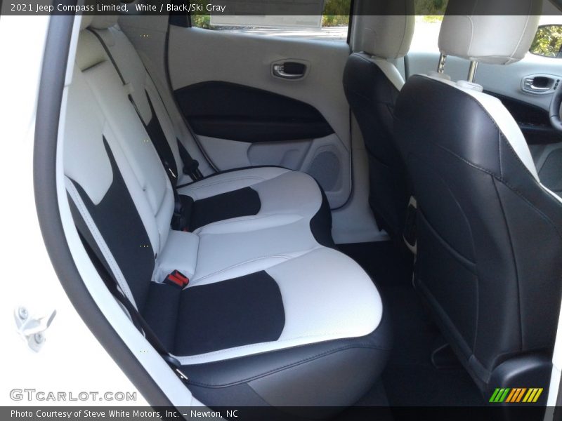 White / Black/Ski Gray 2021 Jeep Compass Limited