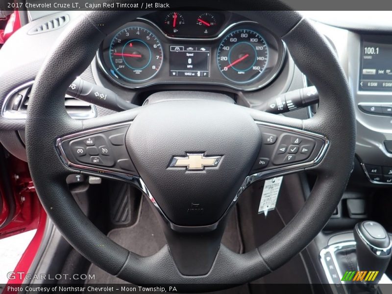 Cajun Red Tintcoat / Jet Black 2017 Chevrolet Cruze LT