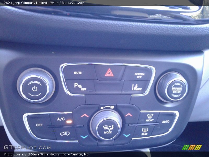 White / Black/Ski Gray 2021 Jeep Compass Limited