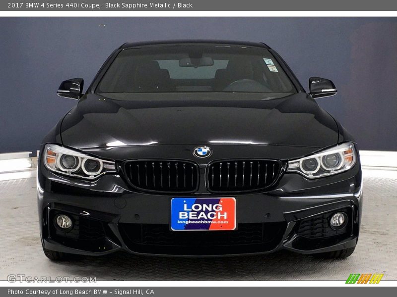 Black Sapphire Metallic / Black 2017 BMW 4 Series 440i Coupe