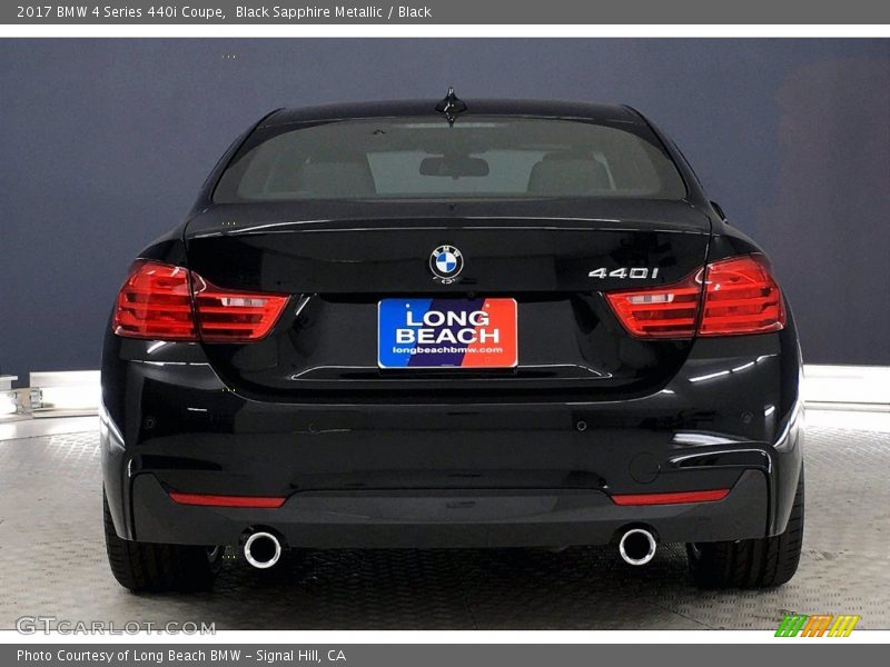 Black Sapphire Metallic / Black 2017 BMW 4 Series 440i Coupe