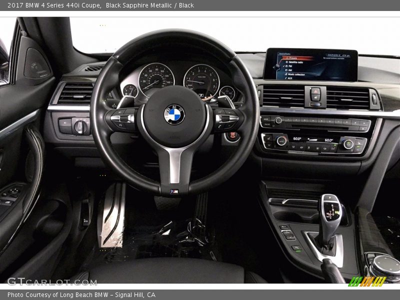 Black Sapphire Metallic / Black 2017 BMW 4 Series 440i Coupe