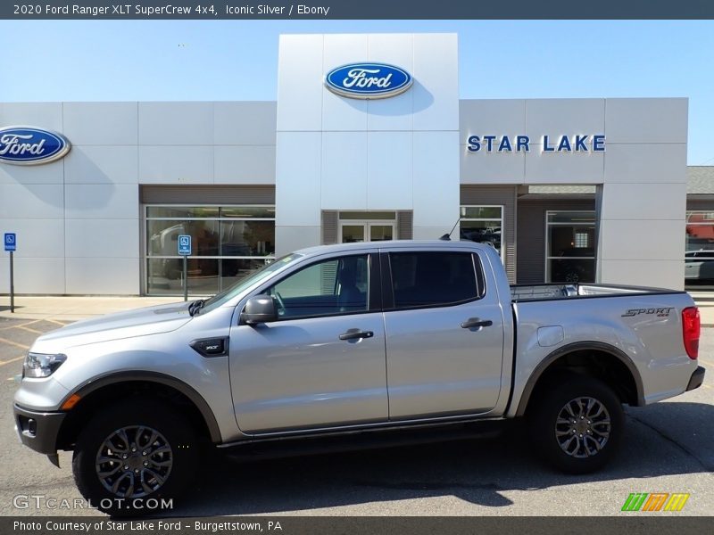 Iconic Silver / Ebony 2020 Ford Ranger XLT SuperCrew 4x4