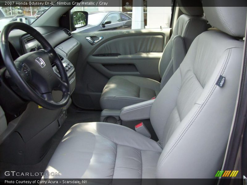 Nimbus Gray Metallic / Gray 2007 Honda Odyssey EX-L