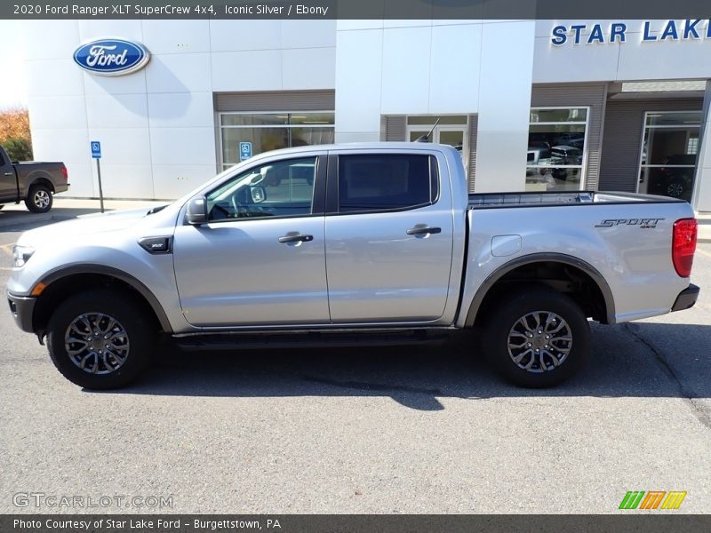 Iconic Silver / Ebony 2020 Ford Ranger XLT SuperCrew 4x4
