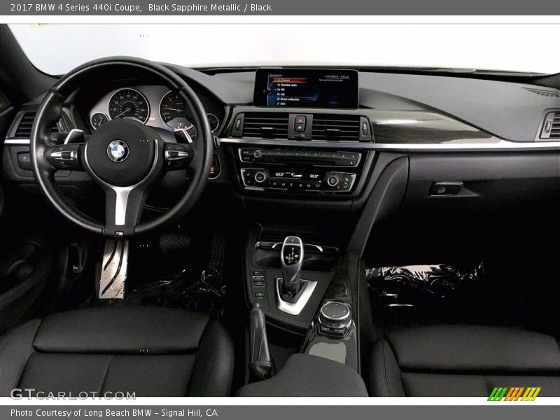Black Sapphire Metallic / Black 2017 BMW 4 Series 440i Coupe