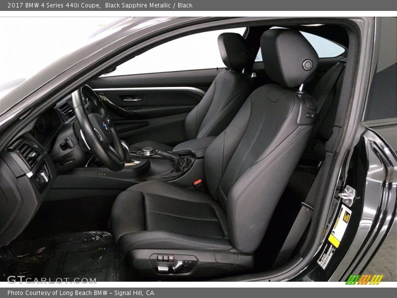 Black Sapphire Metallic / Black 2017 BMW 4 Series 440i Coupe