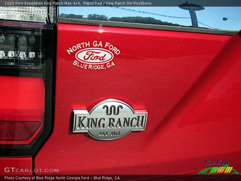 Rapid Red / King Ranch Del Rio/Ebony 2020 Ford Expedition King Ranch Max 4x4