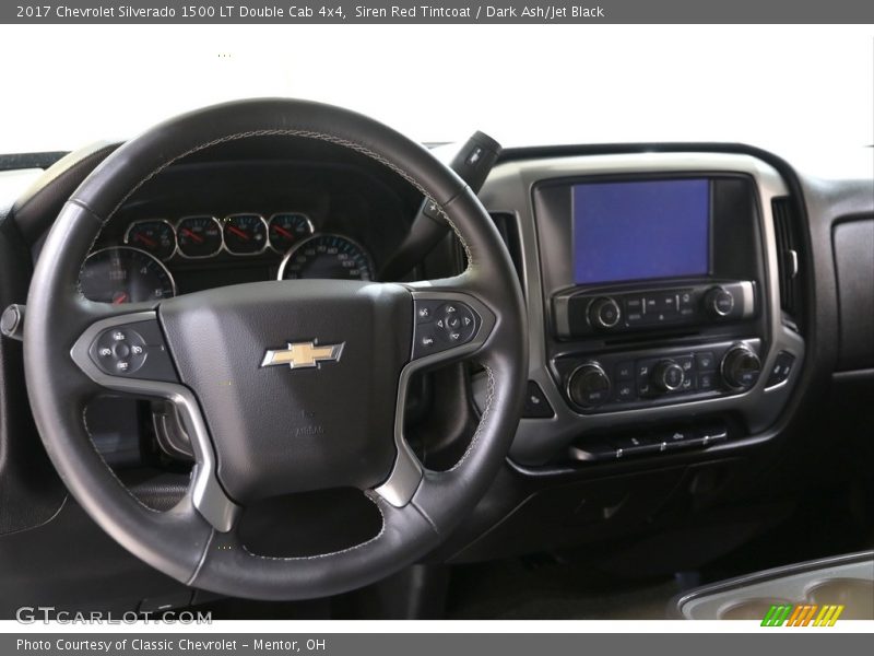 Siren Red Tintcoat / Dark Ash/Jet Black 2017 Chevrolet Silverado 1500 LT Double Cab 4x4