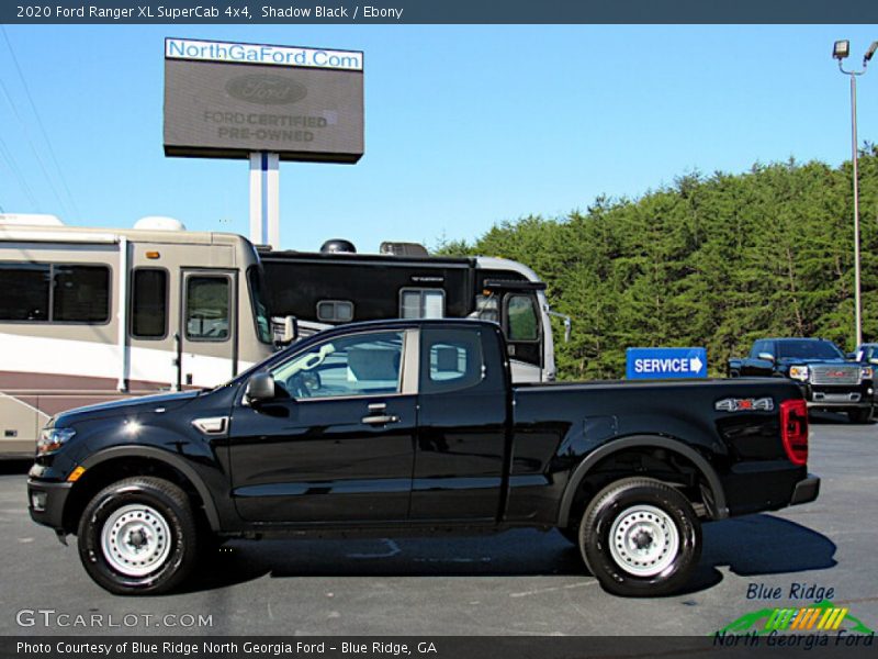 Shadow Black / Ebony 2020 Ford Ranger XL SuperCab 4x4