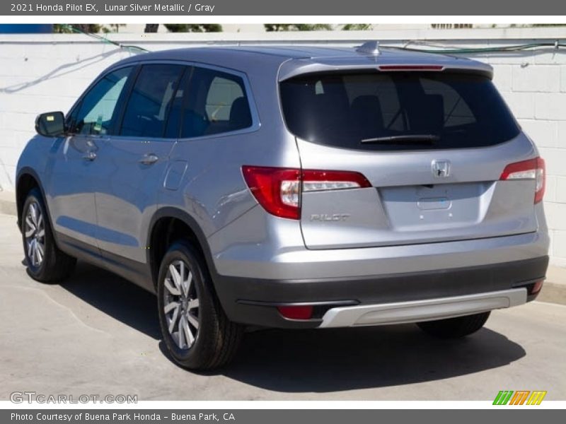 Lunar Silver Metallic / Gray 2021 Honda Pilot EX