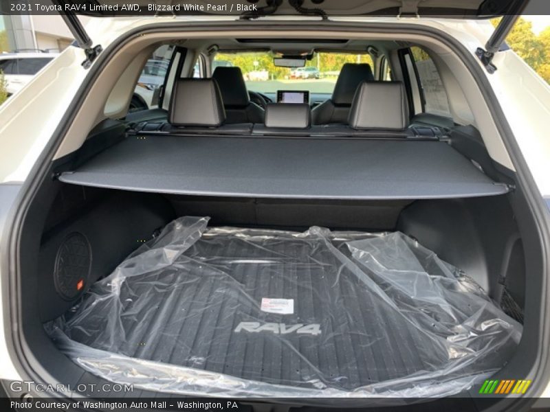 Blizzard White Pearl / Black 2021 Toyota RAV4 Limited AWD
