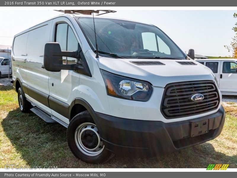 Oxford White / Pewter 2016 Ford Transit 350 Van XLT LR Long