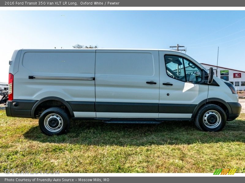 Oxford White / Pewter 2016 Ford Transit 350 Van XLT LR Long