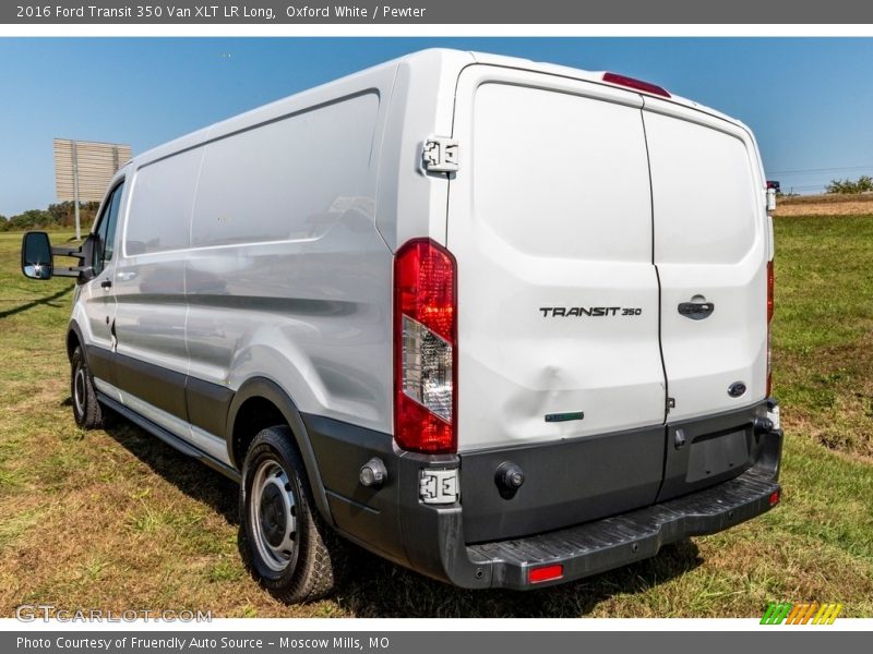 Oxford White / Pewter 2016 Ford Transit 350 Van XLT LR Long