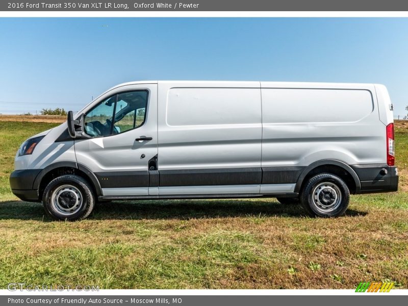 Oxford White / Pewter 2016 Ford Transit 350 Van XLT LR Long