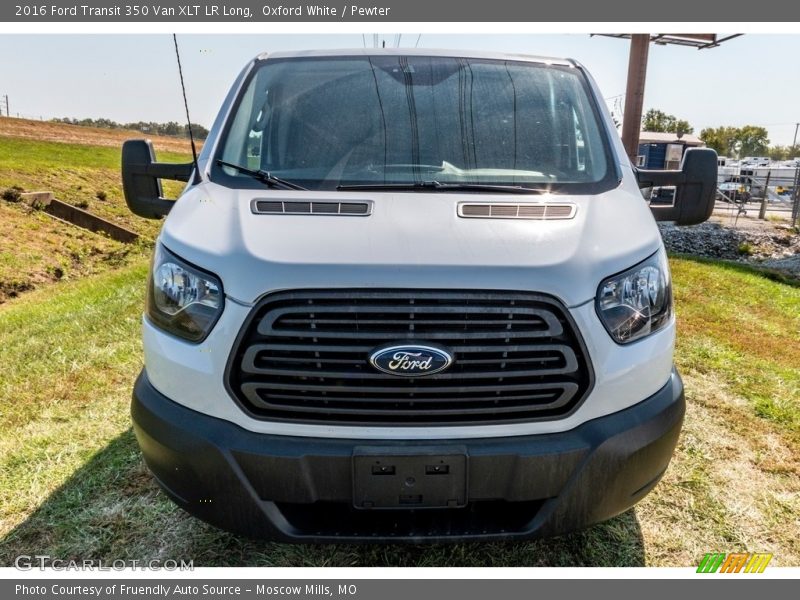 Oxford White / Pewter 2016 Ford Transit 350 Van XLT LR Long