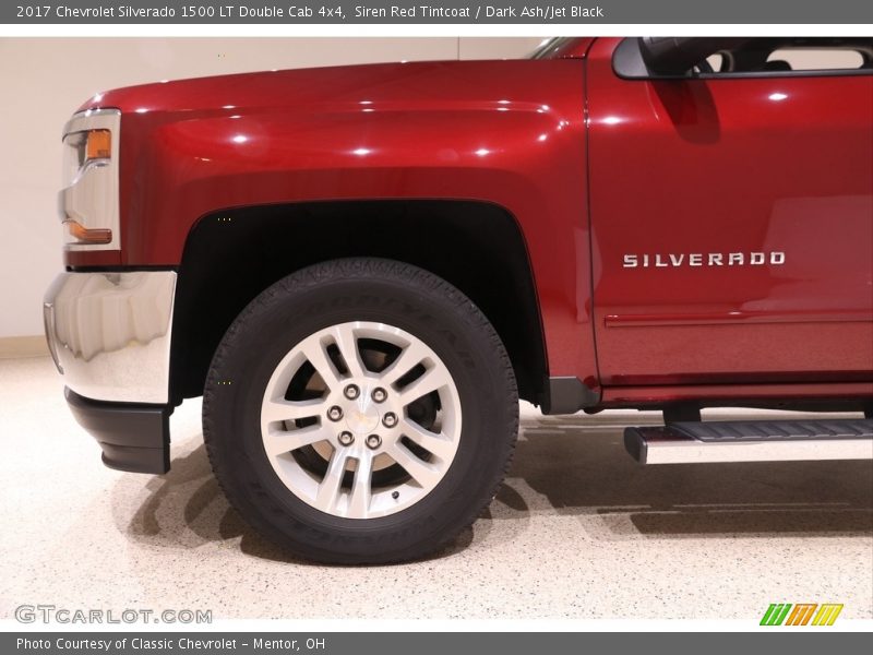 Siren Red Tintcoat / Dark Ash/Jet Black 2017 Chevrolet Silverado 1500 LT Double Cab 4x4
