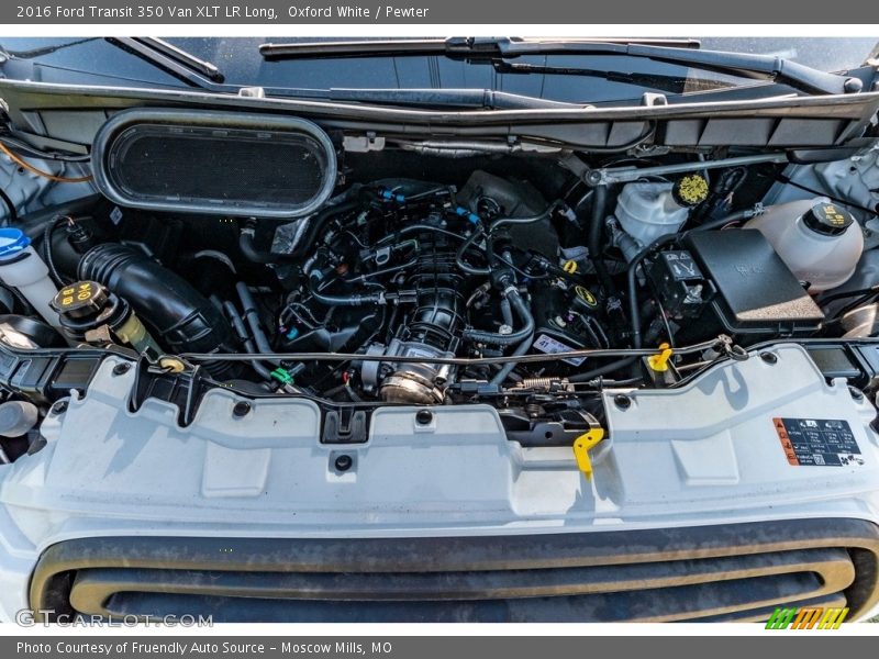 Oxford White / Pewter 2016 Ford Transit 350 Van XLT LR Long