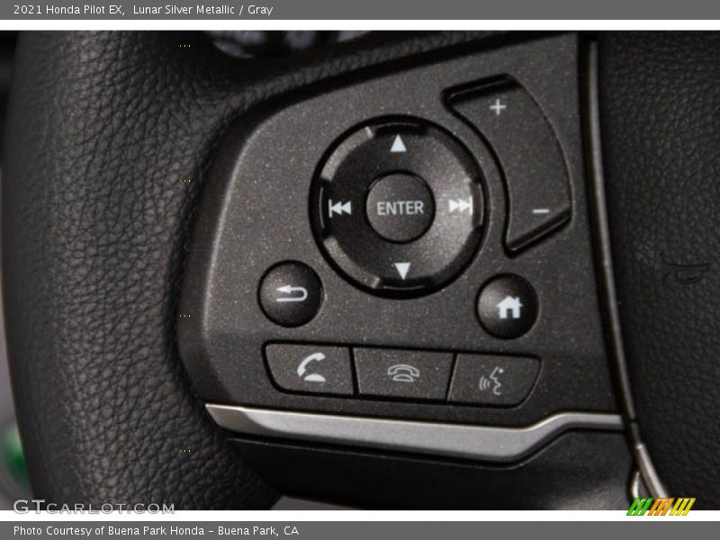Lunar Silver Metallic / Gray 2021 Honda Pilot EX