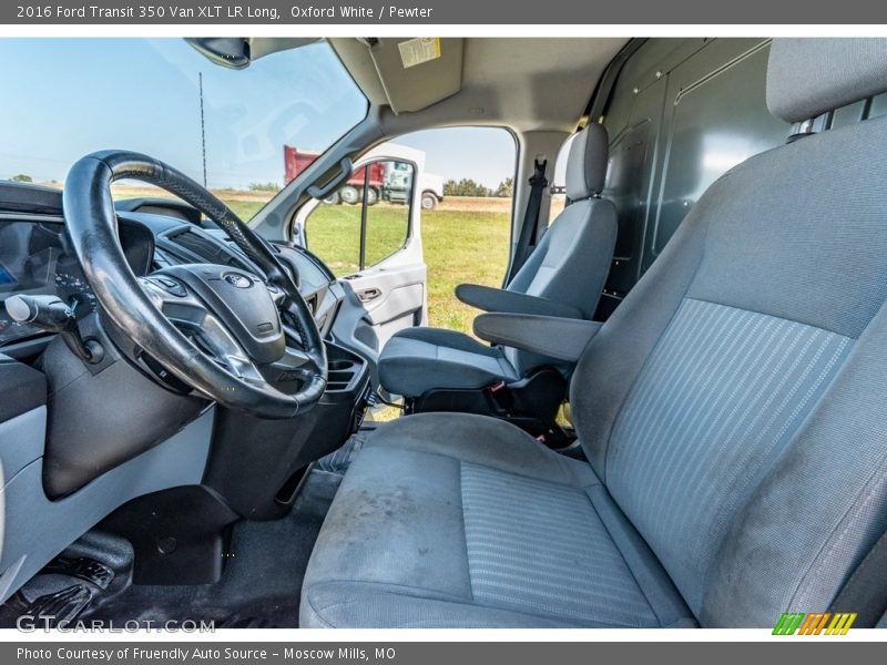 Oxford White / Pewter 2016 Ford Transit 350 Van XLT LR Long