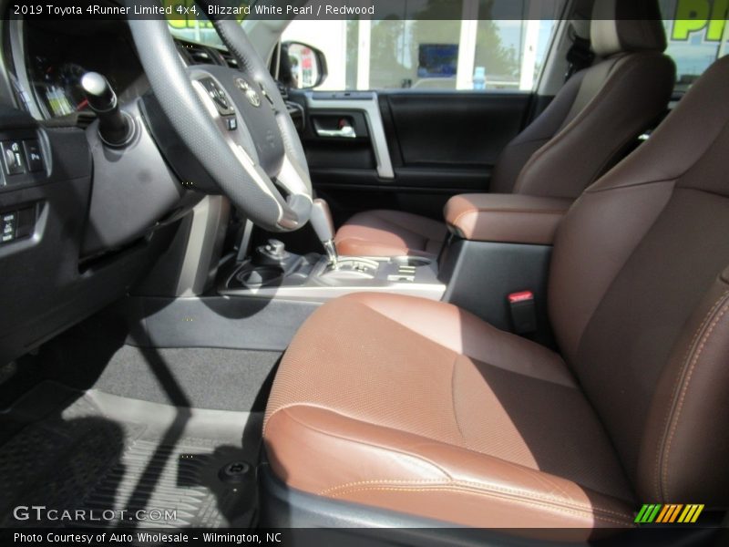 Blizzard White Pearl / Redwood 2019 Toyota 4Runner Limited 4x4