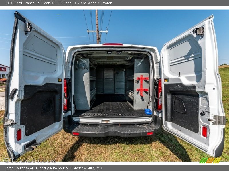 Oxford White / Pewter 2016 Ford Transit 350 Van XLT LR Long