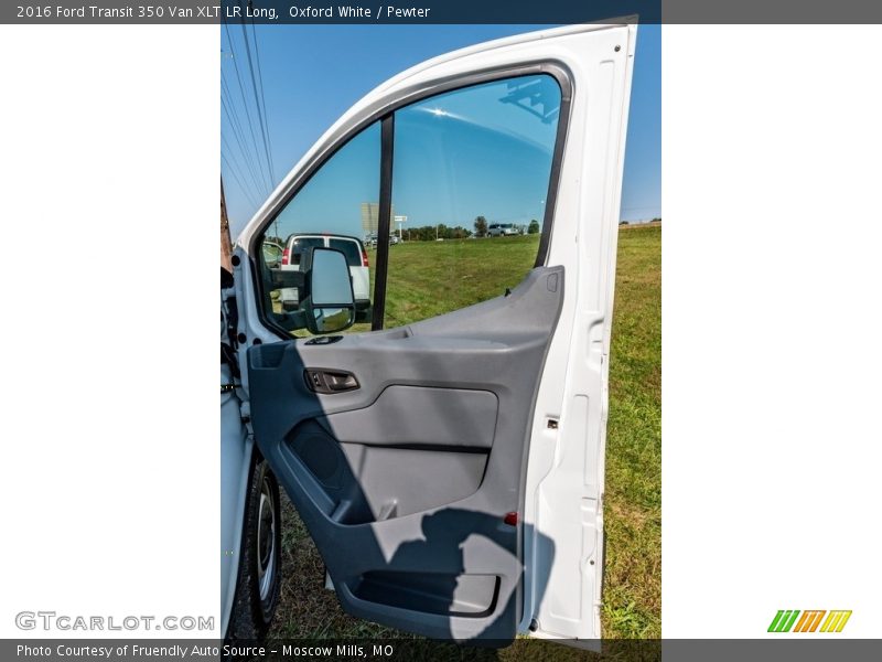 Oxford White / Pewter 2016 Ford Transit 350 Van XLT LR Long