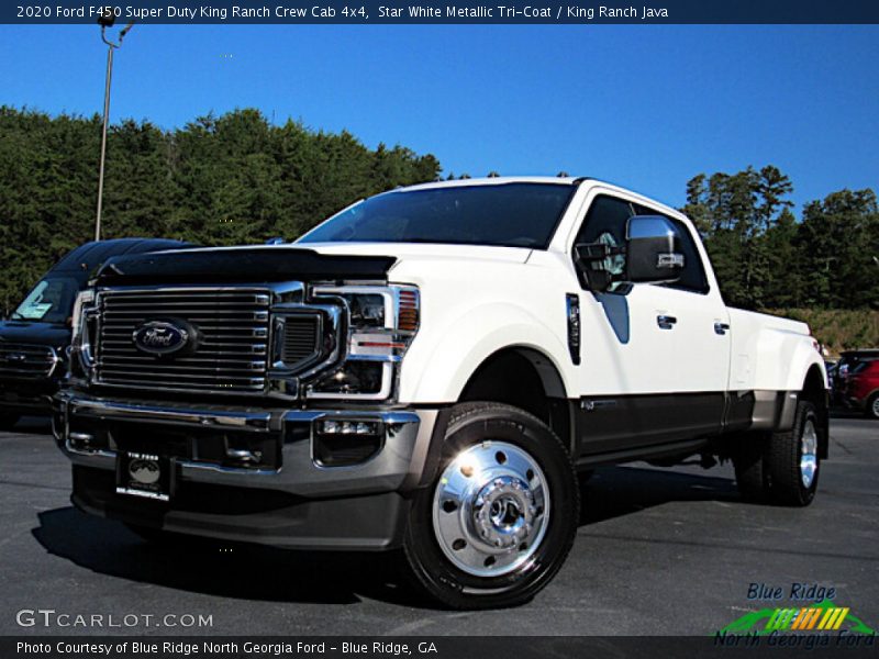 Star White Metallic Tri-Coat / King Ranch Java 2020 Ford F450 Super Duty King Ranch Crew Cab 4x4
