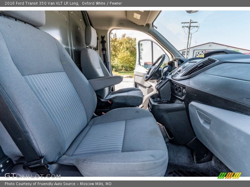 Oxford White / Pewter 2016 Ford Transit 350 Van XLT LR Long