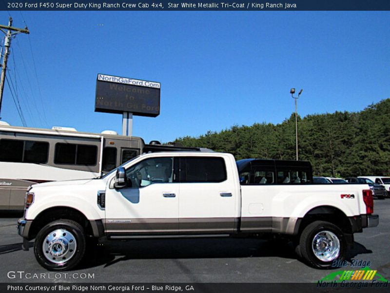 Star White Metallic Tri-Coat / King Ranch Java 2020 Ford F450 Super Duty King Ranch Crew Cab 4x4