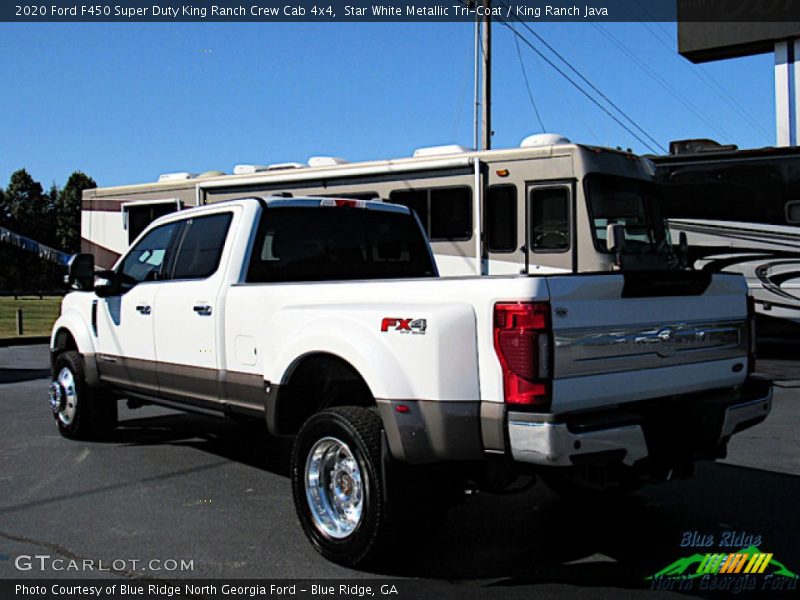 Star White Metallic Tri-Coat / King Ranch Java 2020 Ford F450 Super Duty King Ranch Crew Cab 4x4
