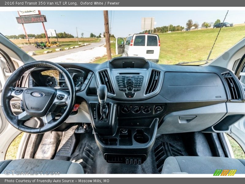 Oxford White / Pewter 2016 Ford Transit 350 Van XLT LR Long