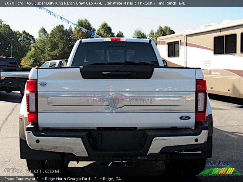 Star White Metallic Tri-Coat / King Ranch Java 2020 Ford F450 Super Duty King Ranch Crew Cab 4x4