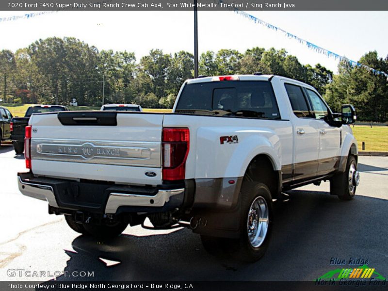 Star White Metallic Tri-Coat / King Ranch Java 2020 Ford F450 Super Duty King Ranch Crew Cab 4x4