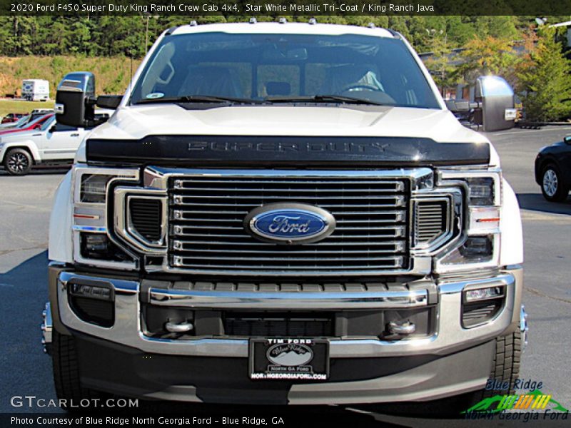 Star White Metallic Tri-Coat / King Ranch Java 2020 Ford F450 Super Duty King Ranch Crew Cab 4x4