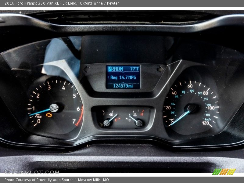 Oxford White / Pewter 2016 Ford Transit 350 Van XLT LR Long