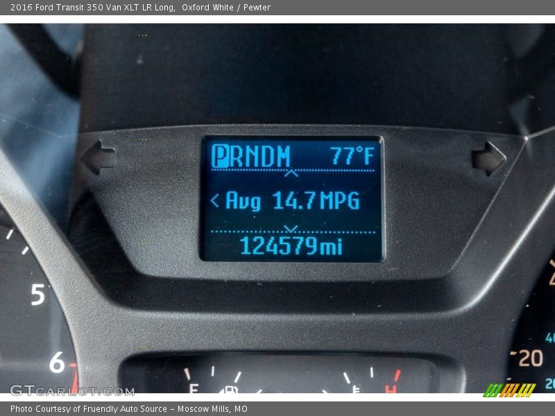 Oxford White / Pewter 2016 Ford Transit 350 Van XLT LR Long