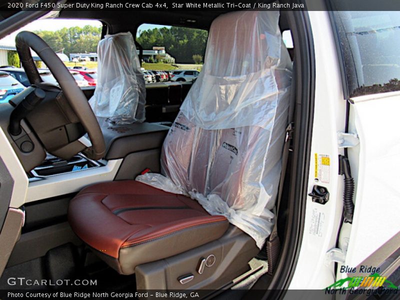 Star White Metallic Tri-Coat / King Ranch Java 2020 Ford F450 Super Duty King Ranch Crew Cab 4x4