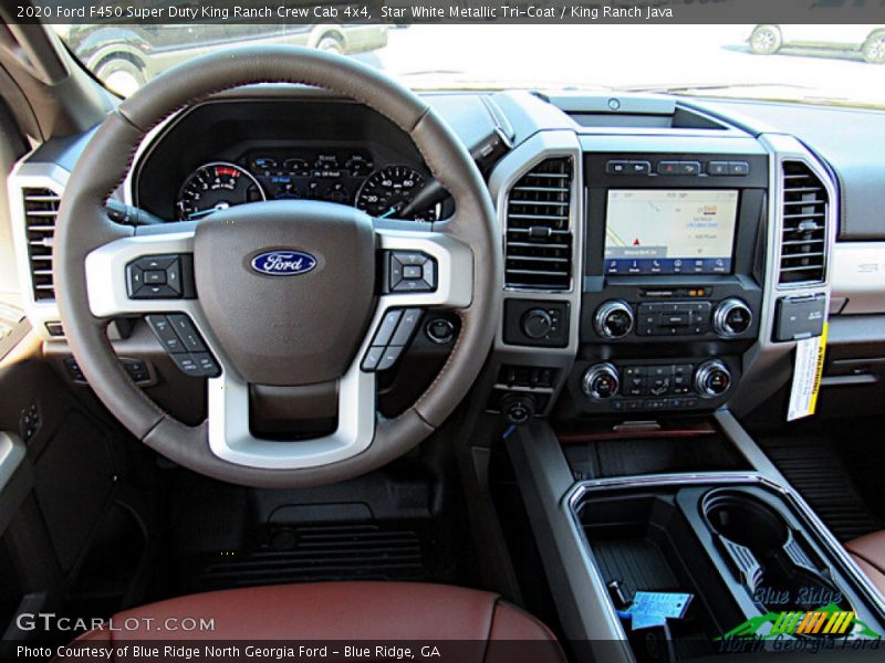 Star White Metallic Tri-Coat / King Ranch Java 2020 Ford F450 Super Duty King Ranch Crew Cab 4x4